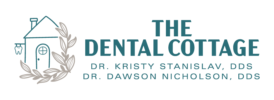 The Dental Cottage Logo Dr. Kristy Stanislav, DDS and Dr. Dawson Nicholson, DDS